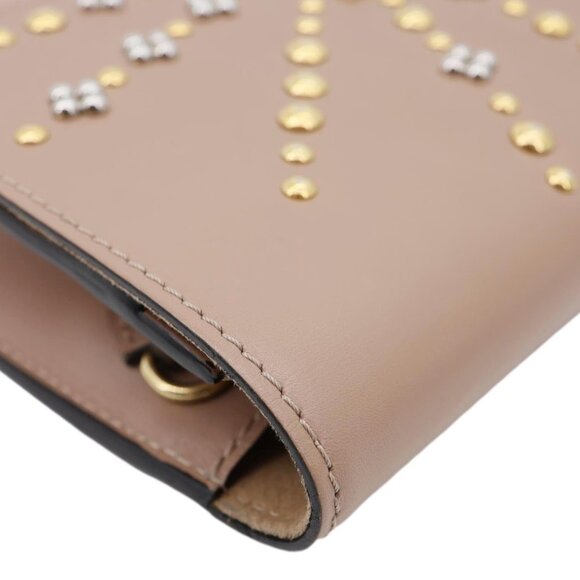 Louis Vuitton  Chain Louise GM Studded Leather Shoulder Bag Beige - Picture 6 of 14